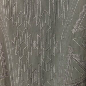 💚 Wixxo Teal Sheer Embroidered Tank Top – Size XXL